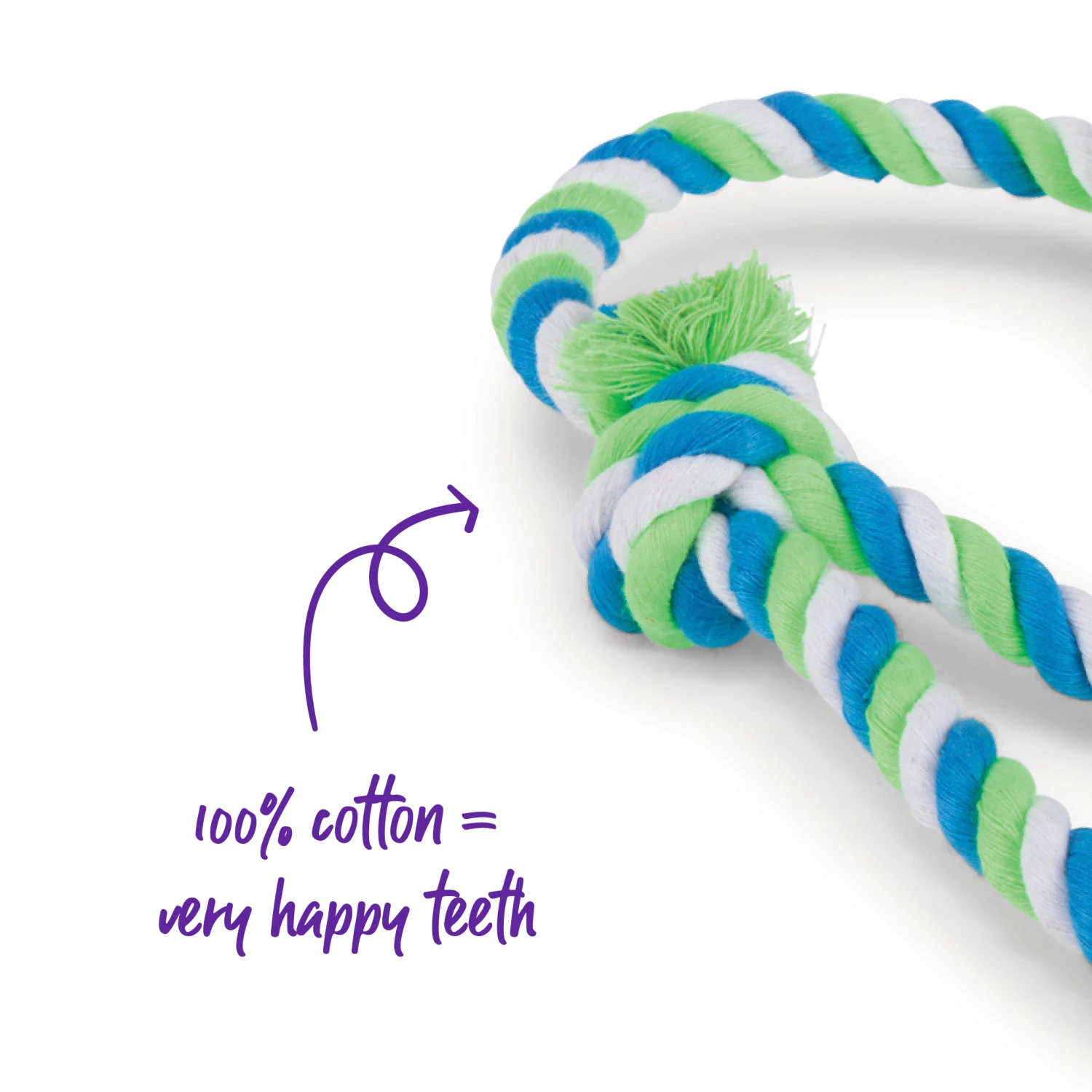 Twisted Rope Sling Tennis Ball Dog Toy 9 Twisted Rope Sling Tennis Ball Dog Toy - Image 7