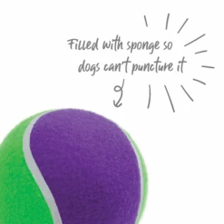 Puncture Proof Tennis Ball Dog Toy 21 Puncture Proof Tennis Ball Dog Toy -Kazoo Store 13893 13896 Kazoo SpongeTennisBall D2