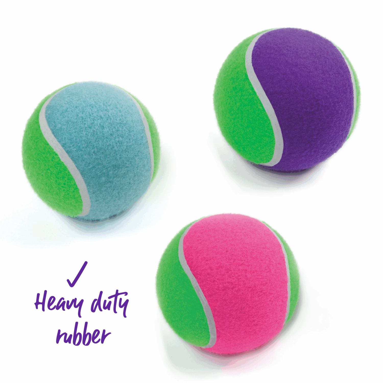 Puncture Proof Tennis Ball Dog Toy 3 Puncture Proof Tennis Ball Dog Toy
