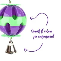 Colourful Ball & Bell 7 Colourful Ball & Bell -Kazoo Store 14455 Kazoo PlasticBall Bell Small D2 V2
