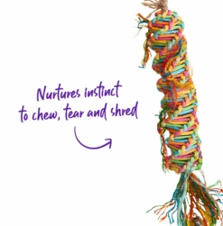 Rainbow Sisal Tower -Kazoo Store 14472 Kazoo RainbowSisalTower D2