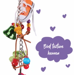 Sneakers & Bells -Kazoo Store 14571 Kazoo BirdToyWSneakers Bells D2