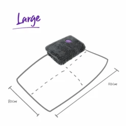 Comfy Outdoor Dog Bed Cover - Grey -Kazoo Store 15347 Kazoo ComfyCover Grey Large bf7dbc32 0ae0 415b bccb e14e10ac61ff