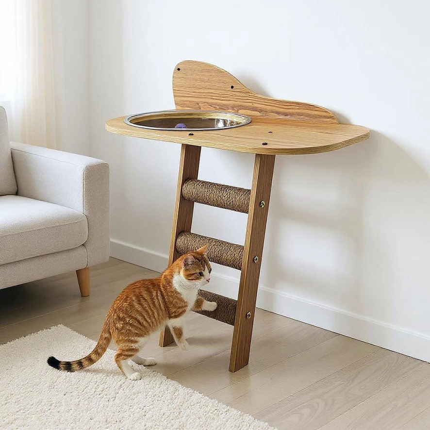 Wall Mounted Woodland Cat Loft 3 Wall Mounted Woodland Cat Loft