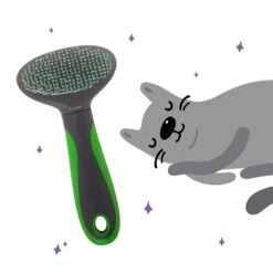 Cat Slicker Brush -Kazoo Store Kazoo 12626 CatSlickerBrush Doodles
