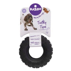 Toothy Tyre Dog Toy -Kazoo Store Kazoo 13135 ToothyTyre M Packaging
