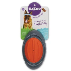 Extreme Play Dog Tough Footy Ball - Large -Kazoo Store Kazoo 13183 ExtremePlayToughFooty L Packaging