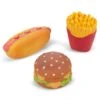 Fast Foodies Squeaky Dog Toy - Minis (1pc) -Kazoo Store Kazoo 13639 FastFoodies Mini