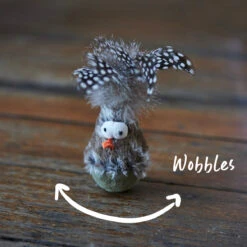 Eco-Friendly Wobble Bird Cat Toy With Recycled Materials 16 Eco-Friendly Wobble Bird Cat Toy With Recycled Materials -Kazoo Store Kazoo 13977 EcoKitty WobbleBird LS 4 d