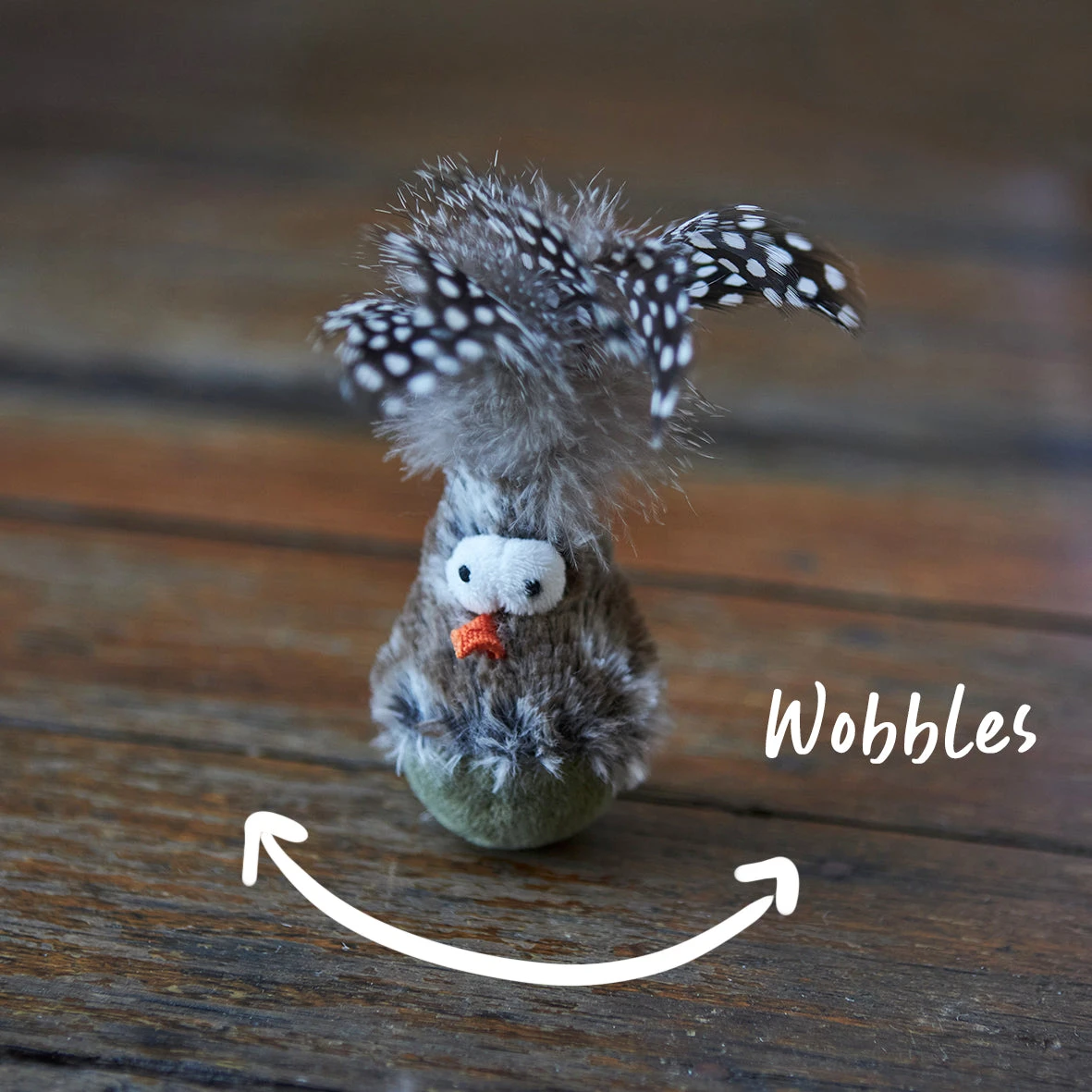 Eco-Friendly Wobble Bird Cat Toy With Recycled Materials 5 Eco-Friendly Wobble Bird Cat Toy With Recycled Materials - Image 3