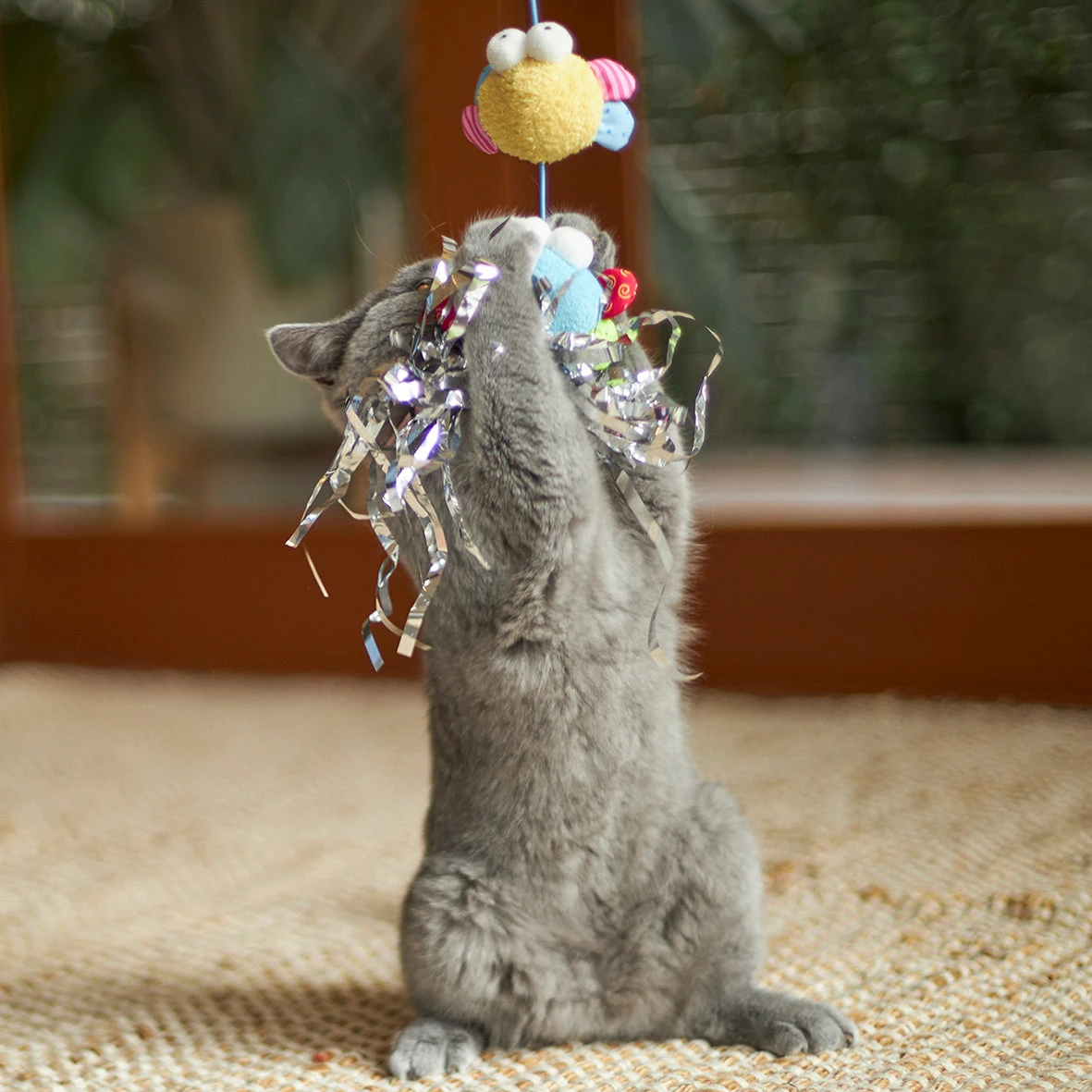 Butterfly High Chase & Play Wand With Catnip 10 Butterfly High Chase & Play Wand With Catnip - Image 8