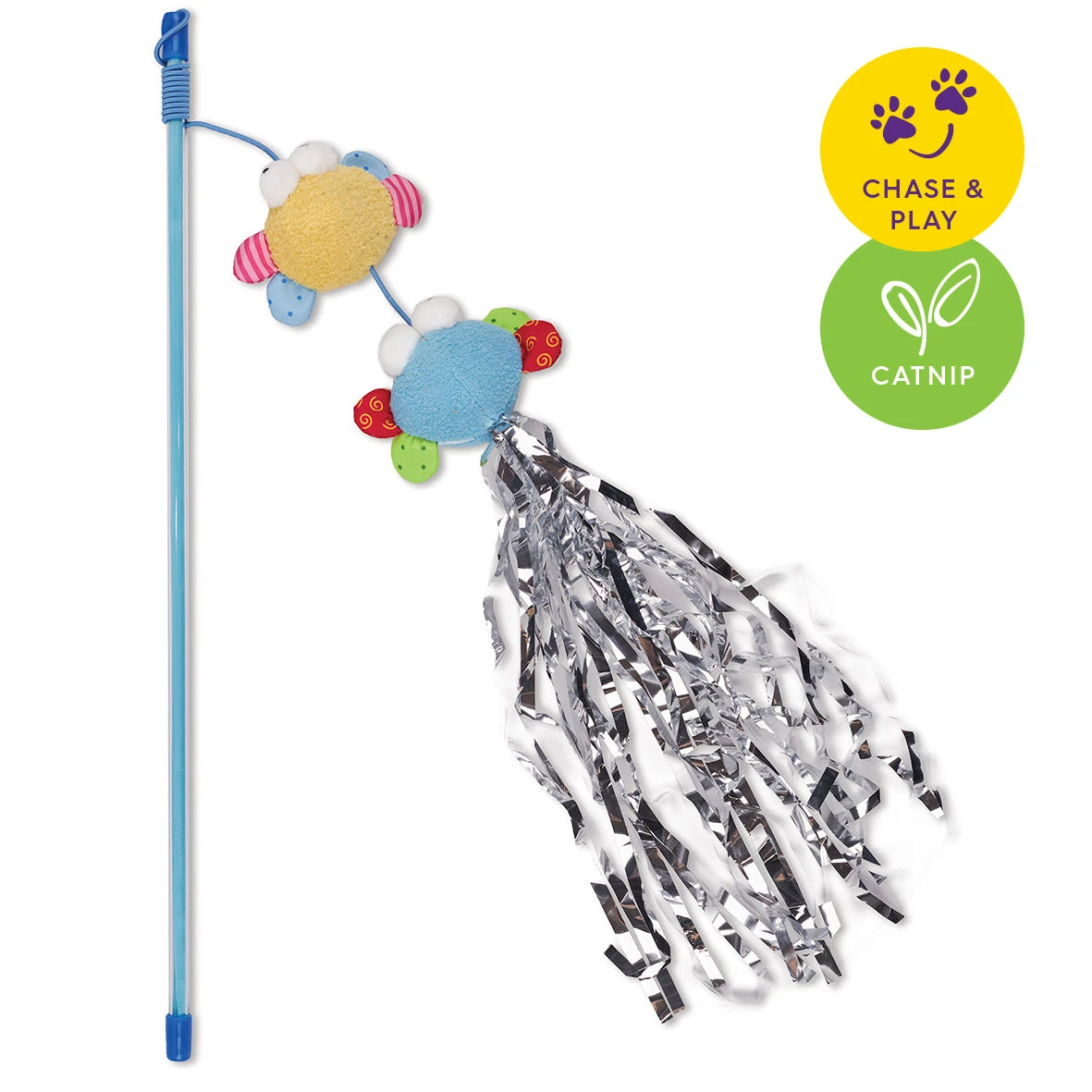Butterfly High Chase & Play Wand With Catnip 3 Butterfly High Chase & Play Wand With Catnip