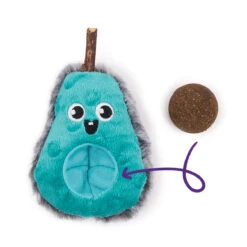 Playful Avocado With Catnip -Kazoo Store Kazoo 14005 PlayfulAvow Catnipseparate 12x8x4 D