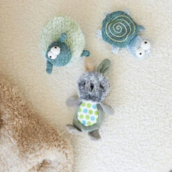 Grumpy Rabbit With Catnip & Silvervine Cat Toy -Kazoo Store Kazoo 14016 GrumpyRabbitw Catnip 15x9x2.5 LS2