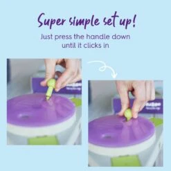 Triangle Turn Interactive Puzzle Play Cat Toy -Kazoo Store Kazoo 14048 TriangleTurnPuzzleToy Doodles2