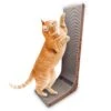 Wall & Ball Vertical Cat Scratch Pad 2 Wall & Ball Vertical Cat Scratch Pad -Kazoo Store Kazoo 14069 TallFoldableScratcher W Cat