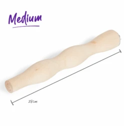 Wooden Ergonomic Perch -Kazoo Store Kazoo 14505 WoodenErgonomicPerch
