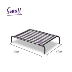 Everyday Outdoor Dog Bed - Black & White -Kazoo Store Kazoo 15201 15204 EverydayOutdoorBed B W Doodles1