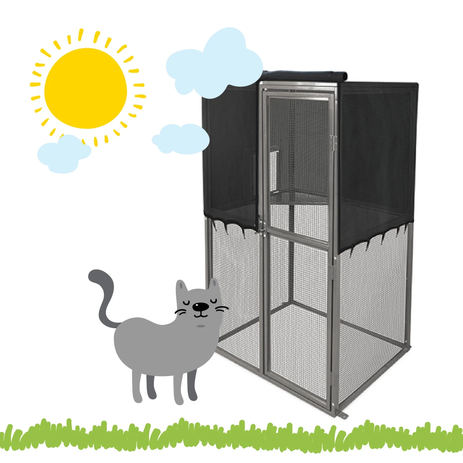 Outdoor Cat House - Sun House 3 Outdoor Cat House - Sun House