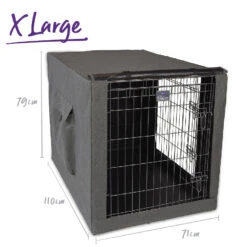 Dog Crate Cover -Kazoo Store Kazoo 15476 15480 DogCrateCover Doodles 4