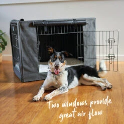 Dog Crate Cover -Kazoo Store Kazoo 15476 15480 DogCrateCover Doodles 5copy2