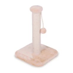 Cat Scratch Post In Cream - Small