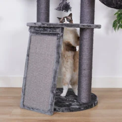 Kitty Scratch & Sleep Post - Charcoal 21 Kitty Scratch & Sleep Post - Charcoal -Kazoo Store Kazoo 15574 Scratch Sleep Charcoal LS 1