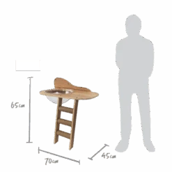 Wall Mounted Woodland Cat Loft 9 Wall Mounted Woodland Cat Loft -Kazoo Store Kazoo 15601 Wall Mounted Cat Loft