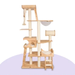 Multi Level Scandi Cat Tower -Kazoo Store Kazoo 15603 Multi Level Scandi Cat Tower