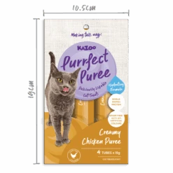 Purrfect Puree Cat Treat - Chicken -Kazoo Store Kazoo 16107 PurrfectPuree CreamyChicken 102