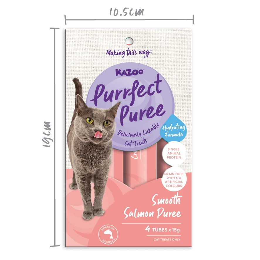 Purrfect Puree Cat Treat - Salmon 8 Purrfect Puree Cat Treat - Salmon - Image 6