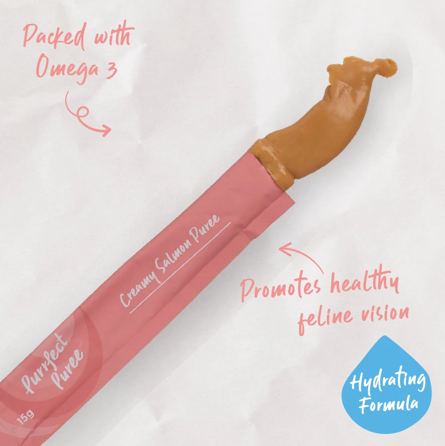 Purrfect Puree Cat Treat - Salmon 6 Purrfect Puree Cat Treat - Salmon - Image 4