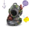 Bubbling Divers Helmet Fish Tank Ornament 1 Bubbling Divers Helmet Fish Tank Ornament -Kazoo Store Kazoo 18852 DiversHelmetW Air Large