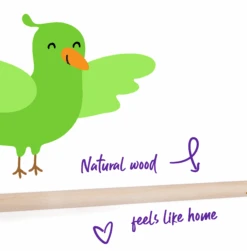 Wooden Perch 15 Wooden Perch -Kazoo Store Kazoo BirdToys Doodles4 35 cd3c088c 638c 4cf3 a66a a78af72a979f