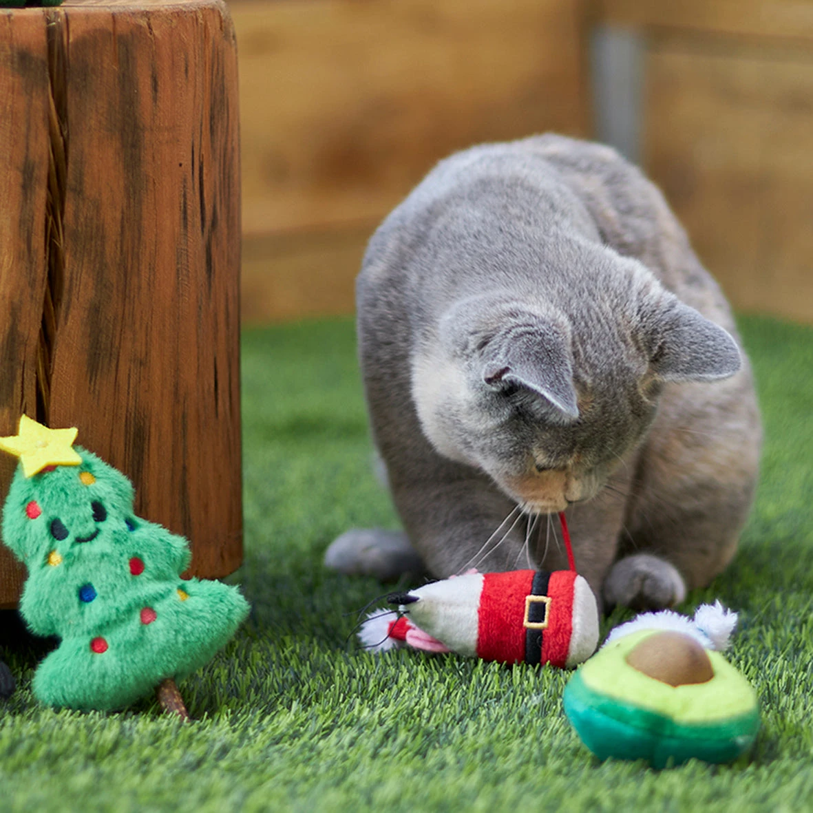 Christmas Cat Toy - Silvervine Tree 6 Christmas Cat Toy - Silvervine Tree - Image 4