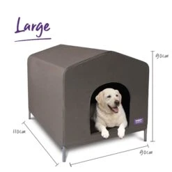 Cabana Dog House - Cappuccino -Kazoo Store Kazoo Kazoo 15157 CabanaDogHouseCappuccino Large Doodles