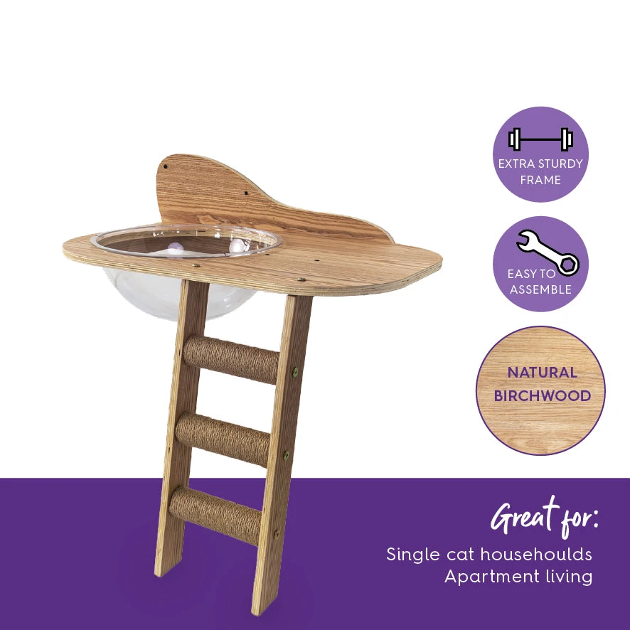 Wall Mounted Woodland Cat Loft 4 Wall Mounted Woodland Cat Loft - Image 2