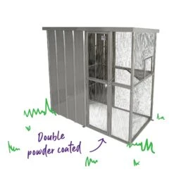 Outdoor Cat House - Main Enclosure -Kazoo Store kazoo CatEnclosure Doodles 18