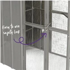 Outdoor Cat House - Main Enclosure -Kazoo Store kazoo CatEnclosure Doodles 19